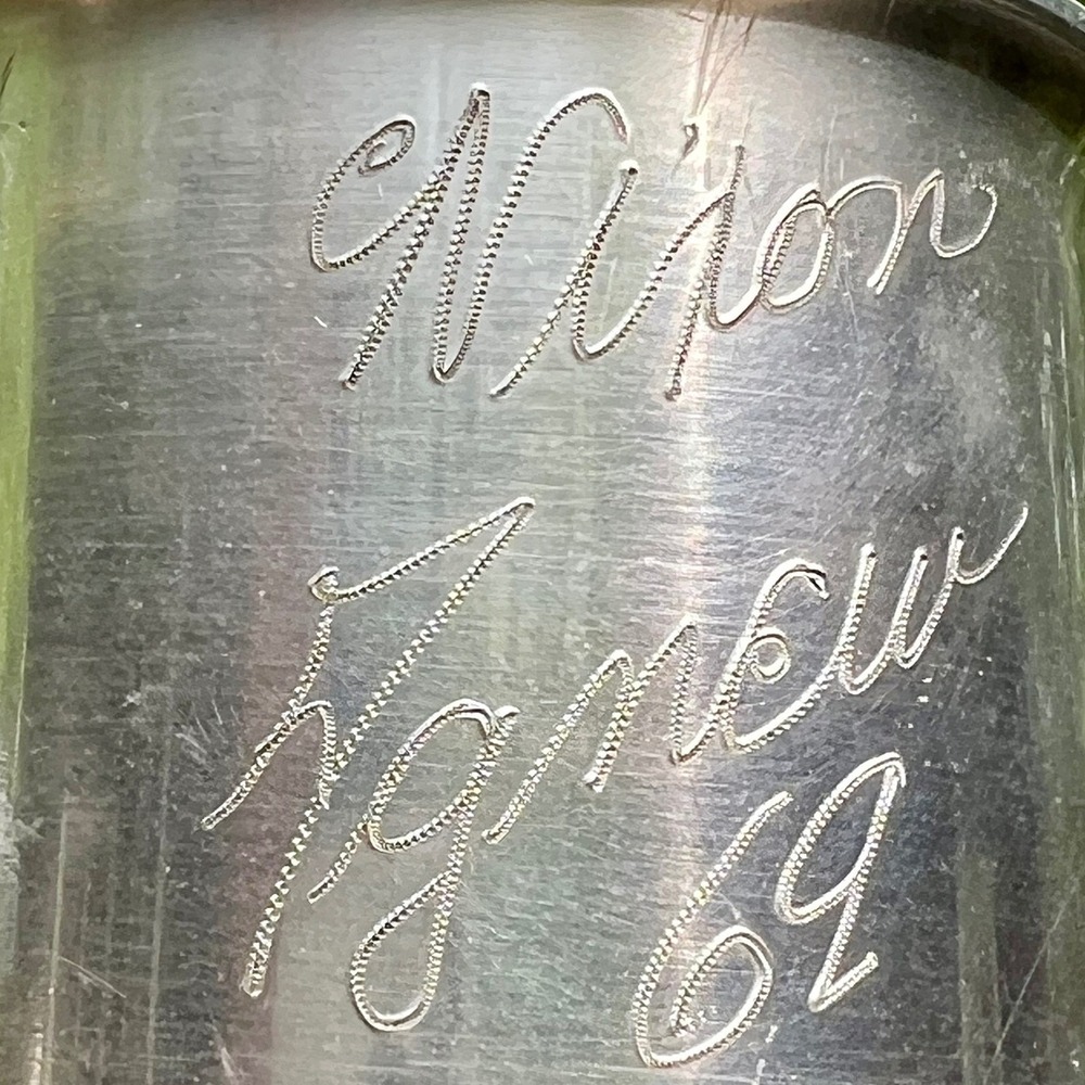 Tankard Nixon Agnew 1969 Presidential Inaugural Pewter Glass Bottom Stein Mug - Picture 13 of 16